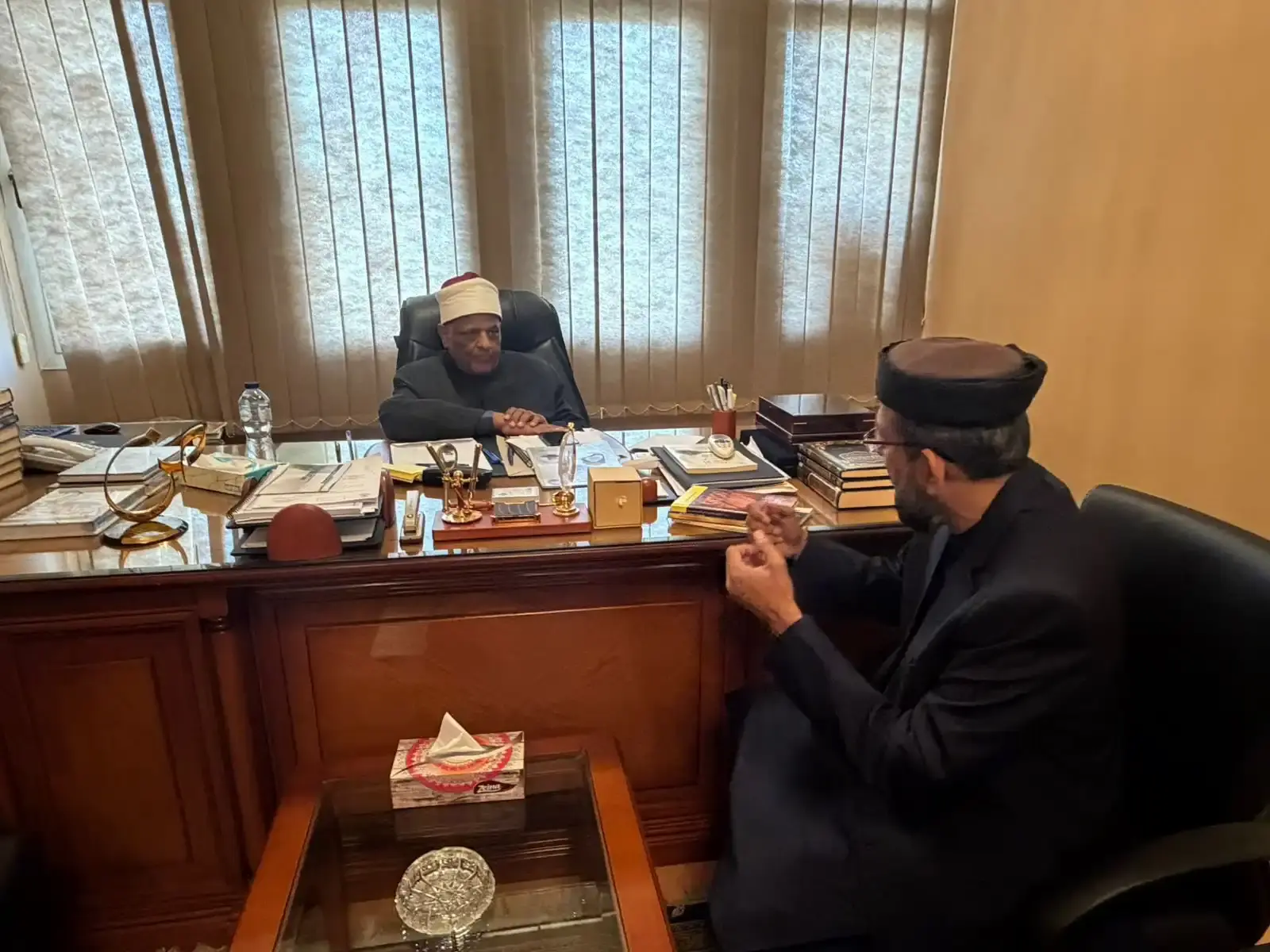 Meeting with Dr. Abbas Shooman at Al-Azhar University