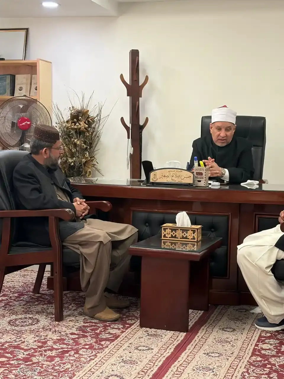 Meeting with Professor Dr. Hassan Al-Saghir