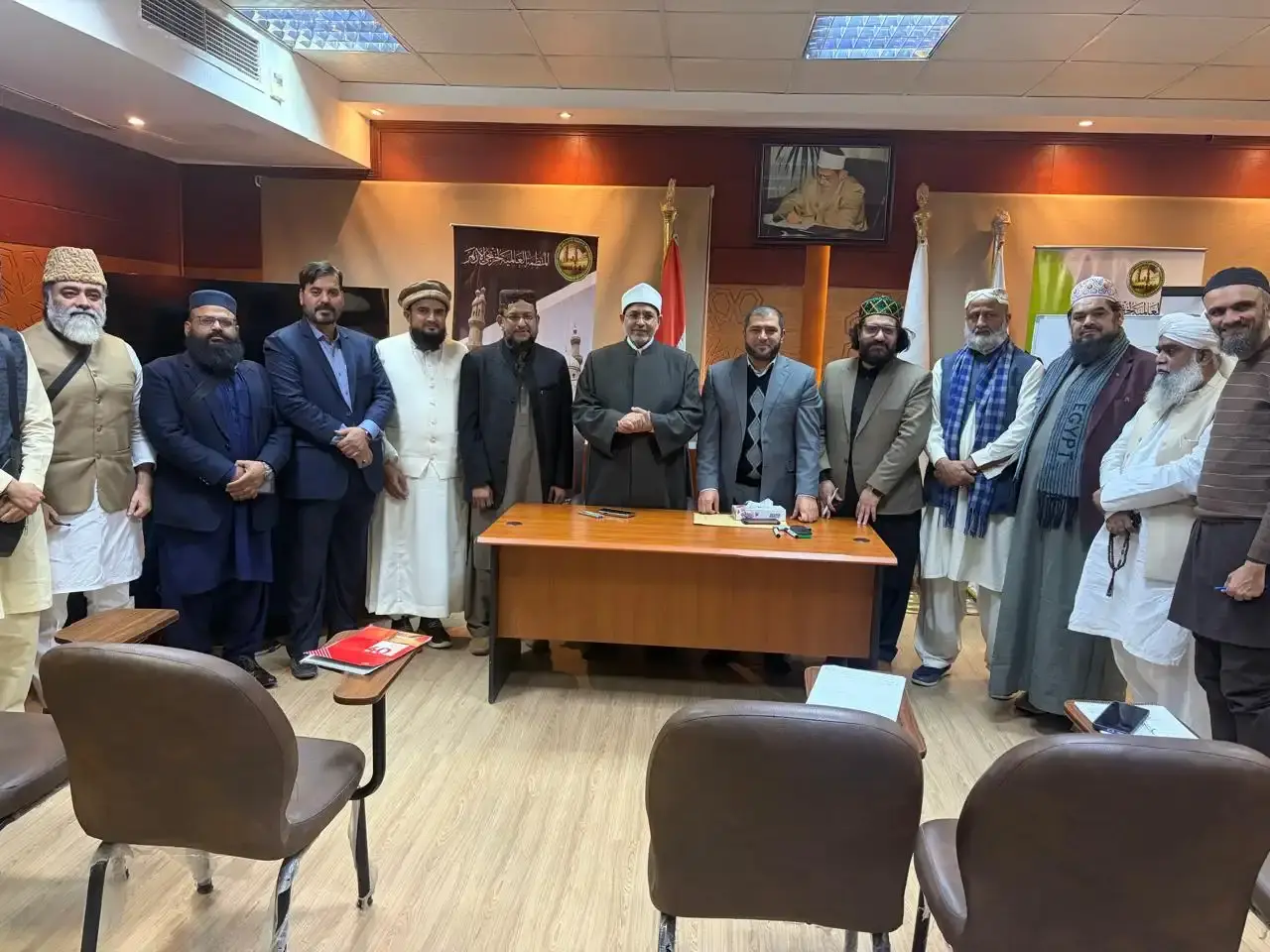 Meeting with the President of Al-Azhar University