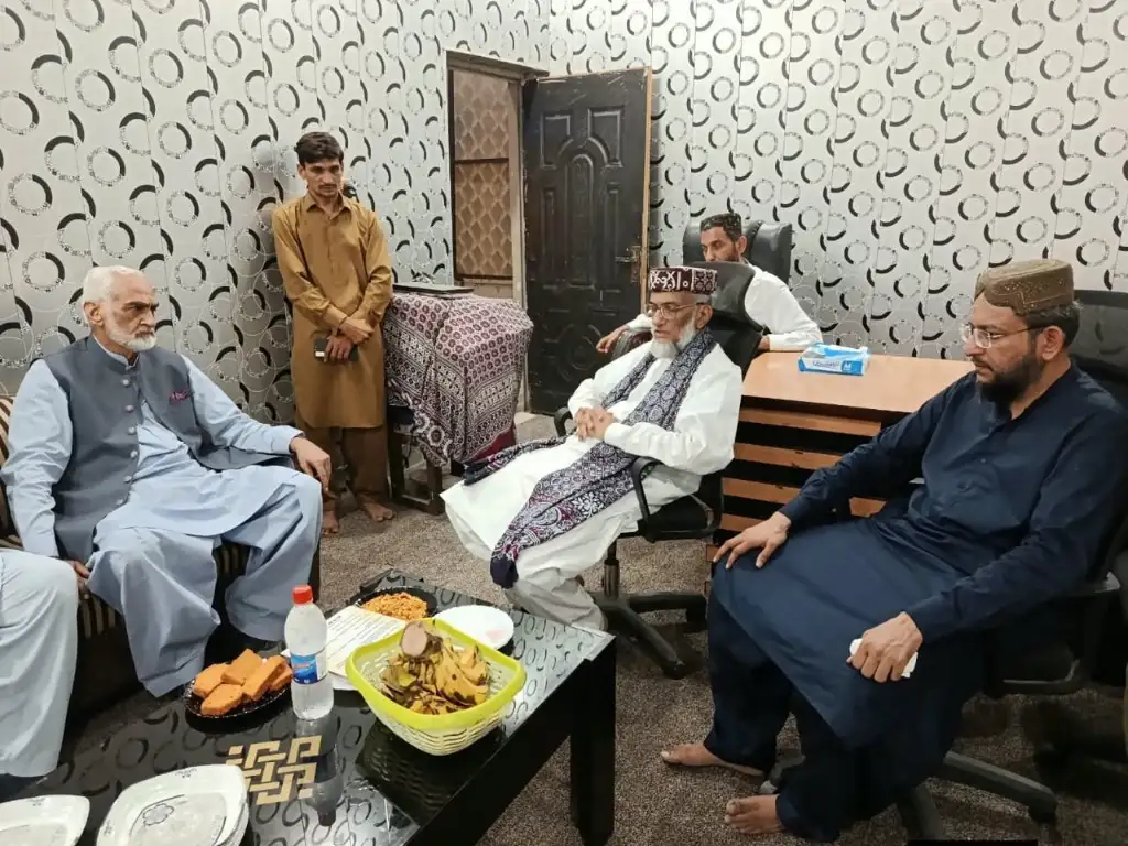 State Minister Malik Rasheed Ahmed Khan Visits Jamia Zubair Bin Mahmood, Holds Special Meeting with Dr. Sahibzada Abul Khair Muhammad Zubair and Dr. Uzair Mahmood Al-Azhari